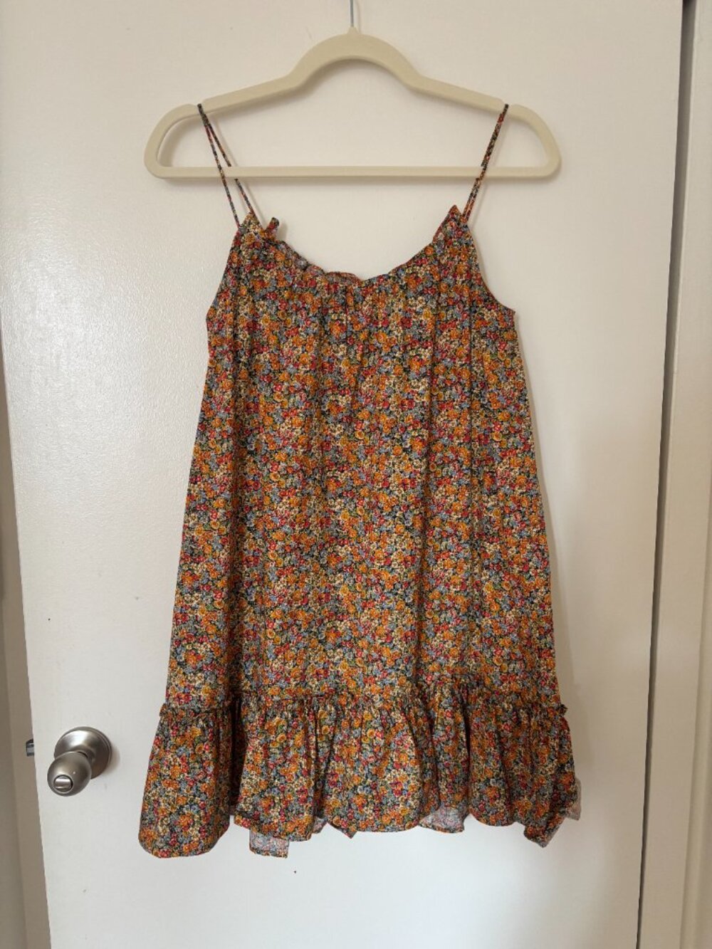 Sezane Victorine Nightdress Flower Fields 36 - Picture 5 of 6